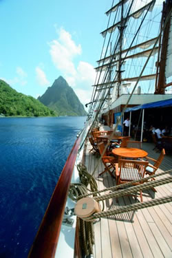 Sea Cloud II, Sea Cloud II deck